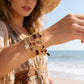 Bohemian Bedelarmband met Boze Oog & Olifant