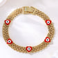 Bohemian Bedelarmband met Boze Oog & Olifant