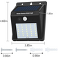 ⏳ 50% KORTING!☀️ Zonne-energie Muurlamp Met Bewegingssensor