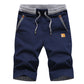 Heren Korte Broek Colorblock - Casual Short met Trekkoord