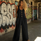 🔥50% Korting Dames Jumpsuit🌿Mouloos luchtig met zakken voor alle lichaamsvormen