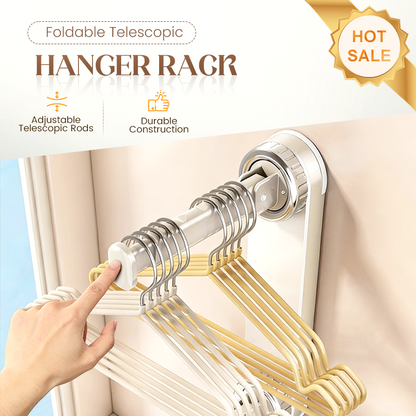 💥Tijdelijke korting!🔥 Opvouwbaar Telescopisch Zuignap Kledingrek – Ruimtebesparend, Stabiel & Eenvoudig te Monteren – Ideaal voor Kleine Appartementen, Badkamer en Balkon ✨