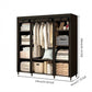 🔥 FLASH SALE: 50% KORTING! 📦 Draagbare Kledingkast van Niet-geweven Stof – Staal – 3 Maten & Eenvoudig te Monteren voor Slaapkamer & Kleedkamer 🏠