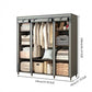 🔥 FLASH SALE: 50% KORTING! 📦 Draagbare Kledingkast van Niet-geweven Stof – Staal – 3 Maten & Eenvoudig te Monteren voor Slaapkamer & Kleedkamer 🏠