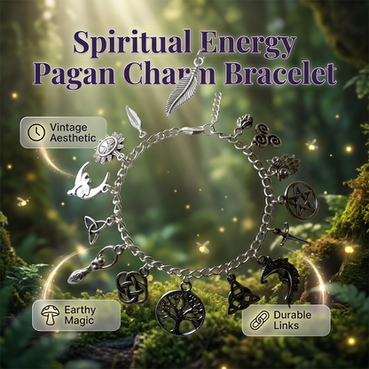 ✨50% KORTING📿 Retro heidense armband | Wicca-symboolhanger · retro metaal · geschikt voor elke gelegenheid · spirituele betekenis | voor dagelijks gebruik