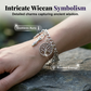 ✨50% KORTING📿 Retro heidense armband | Wicca-symboolhanger · retro metaal · geschikt voor elke gelegenheid · spirituele betekenis | voor dagelijks gebruik