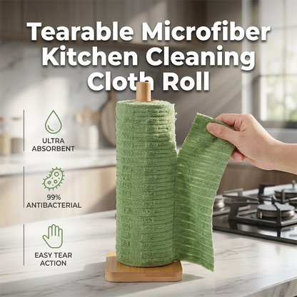 📢 50% KORTING! ⏰ Rol Wegwerp Reinigingsdoekjes – Microvezel – Scheurbaar & Ultraabsorberend voor Keuken