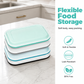 🔥 50% KORTING 🥪 Siliconen Lunchbox – Compact & Lekvrij Design🍱