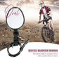 🚴 360° Draaibare Fietsspiegel — Bolle Spiegel, Eenvoudige Montage, Rond of Ovaal, Motor & E-bike 🔎