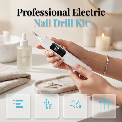 💅🛒 -50%! ⚡Professionele Elektrische Nagelboor Set – Verwisselbare Opzetstukken, LED-scherm & Ergonomisch Design.