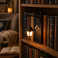 📚 Miniatuur Retro Straatlantaarn Boekensteunlamp – Sfeervolle Decoratie & Warm Licht ✨