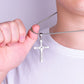 ⏳Tijdelijke aanbieding⏰Unisex ketting met kruisje voor mannen en vrouwen
