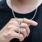 ⏳Tijdelijke aanbieding⏰Unisex ketting met kruisje voor mannen en vrouwen
