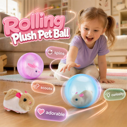 🥳2026 TOPVERKOOP🥳💞50K+ VERKOCHT! 💖🐱Interactieve Pluche Dier Rollende Bal