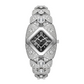 📢📢50% KORTING!! ⏰ Dames Kwartshorloge – Legering – Ruitvormige Wijzerplaat met Strass