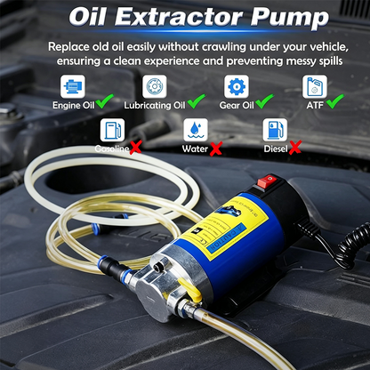 🔧 50% KORTING! 🛢️ Motorolie Transferpomp 12V/24V – Robuust, efficiënt & eenvoudig te gebruiken – Ideaal voor olieverversing, bijvullen en mechanisch onderhoud 🚗