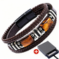 📢📢50% KORTING!! ⏰ Gevlochten PU-leren armband – authentieke tijgeroogstenen, ergonomisch ontwerp met meerdere strengen en gepolijste accenten van legering – tijdloos unisex-accessoire voor mannen en vrouwen ⌚