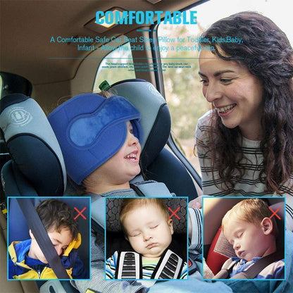 ⏳ 50% KORTING! ⏰ Bescherm de slaapveiligheid van je kind ⏰ Kinder Autoslaap Hoofdsteunband – Verstelbaar slaaphoofdsteunkussen voor peuters, anti-doorzakken hoofdstabilisator voor autostoeltjes