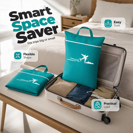 🏠 Extra Grote Waterdichte Opbergtas – Perfect Voor Wasgoed, Reizen & Verhuizen