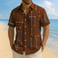 👔 Heren Relaxed Fit Overhemd met Knoopsluiting | Zomerse Stijl & Comfortabele Pasvorm | Maat S–5XL ☀️
