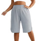 Dames Casual Wijde Pijp Kniehoogte Shorts