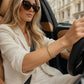 Dames Elegante Goudkleurige Ketting Armband