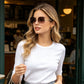 🌬️🕶️ Randloze zonnebril dames – Vergeten op de neus, gepolariseerde glazen van hoge kwaliteit, het kenmerkende accessoire van elegante minimalisten 🤍🏙️