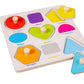 🧩 50% KORTING! 🌳 Montessori Houten Pennenlegpuzzel – Massief Multiplex – Brede Pennen & Versterkte Klinknagels voor Baby's 1-3 Jaar