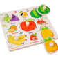 🧩 50% KORTING! 🌳 Montessori Houten Pennenlegpuzzel – Massief Multiplex – Brede Pennen & Versterkte Klinknagels voor Baby's 1-3 Jaar