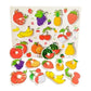 🧩 50% KORTING! 🌳 Montessori Houten Pennenlegpuzzel – Massief Multiplex – Brede Pennen & Versterkte Klinknagels voor Baby's 1-3 Jaar