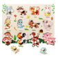 🧩 50% KORTING! 🌳 Montessori Houten Pennenlegpuzzel – Massief Multiplex – Brede Pennen & Versterkte Klinknagels voor Baby's 1-3 Jaar