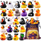 🦆 50% KORTING! 🎃 Halloween Badeend Speelgoed voor Kinderen – Zacht PVC – 6×5,5×5,5 cm – Schattig & Drijvend voor Bad & Feest