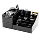 🎉 TIJDELIJK 50% KORTING! 💄 Desktop Make-up Organizer met Lades – Ruimtebesparend PP-ontwerp, Gelaagde Opbergruimte & Draagbare Schuiflades ✨
