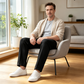 🎉 2026 Sale — Meer dan 28.400 verkocht! 💞 Heren Slim-Fit Casual Broek met Elastische Taille – Comfortabel 👖