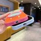 Kleurblok 360° Draaibare Ringstandaard Telefoonhoesje
