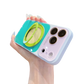 Kleurblok 360° Draaibare Ringstandaard Telefoonhoesje