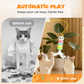 💎 -50% ! ✨ Jouet Automatique Rétractable pour Chat – ABS + Peluche – Mouvement IR Aléatoire & Recharge USB pour Divertissement Mains Libres 🐱