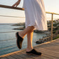 Geperforeerde slip-on platform muiltjes voor dames
