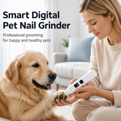 ⏳ 50% KORTING! ⏰ Alsof je een fluisterende manicure in je hand hebt die de nagels van je huisdier in 1 minuut slijpt zonder dat hij wakker wordt! LED-display, 3 standen, en nooit meer angst voor de tondeuse.