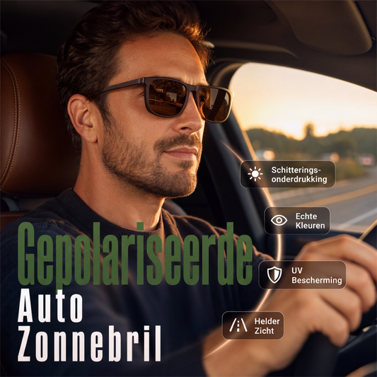 Unisex stijlvolle vintage gepolariseerde zonnebrillen