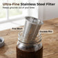 ☕ -50%! 🥤 Cold Brew Karaf met Deksel en Roestvrijstalen Filter – Glas + PP – 32/64 oz & 7 Kleuren voor Kwaliteitskoffie Thuis ✨