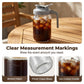 ☕ -50%! 🥤 Cold Brew Karaf met Deksel en Roestvrijstalen Filter – Glas + PP – 32/64 oz & 7 Kleuren voor Kwaliteitskoffie Thuis ✨