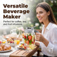 ☕ -50%! 🥤 Cold Brew Karaf met Deksel en Roestvrijstalen Filter – Glas + PP – 32/64 oz & 7 Kleuren voor Kwaliteitskoffie Thuis ✨