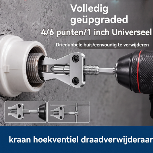 Gereedschap voor het uittrekken van beschadigde buizen