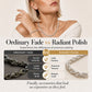 Elegante, zilverkleurige ketting met gevlochten tarwe-ketting