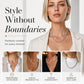 Elegante, zilverkleurige ketting met gevlochten tarwe-ketting