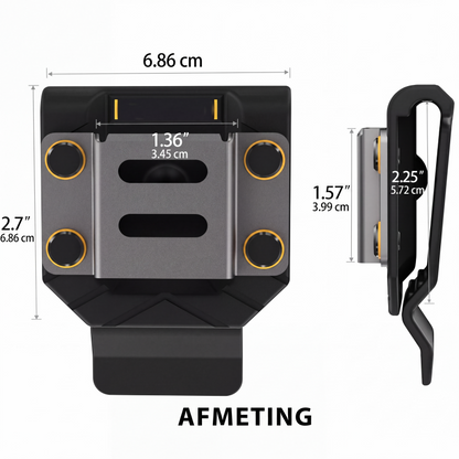 🔧 50% KORTING! 🛠️ Boorholster met riemclip – van versterkt ABS, snelle toegang & gleuf voor meetlint – ideaal voor bouwplaats en werkplaats ⚡