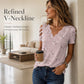 🔥 50% KORTING ❤️ Hartjes T-shirt – Zachte Elegante Look