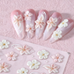 5D Bloemen Nagelstickers