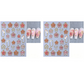 5D Bloemen Nagelstickers